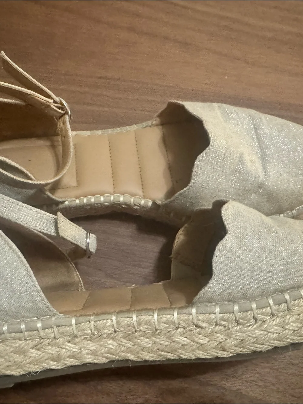Women’s Beige/ Taupe Espadrille Ankle-Strap Sandals